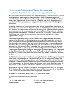 Innere Medizin Universit&auml;tsklinikum
