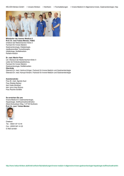 HELIOS Kliniken GmbH > Unsere Kliniken > Northeim