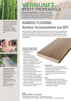 vernunft - Bambooflooring - Bambus