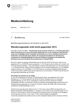 Medienmitteilung