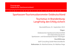 Tourismus in Brandenburg: Langfristig den Erfolg sichern
