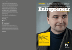 Entrepreneur 2015 - Experiment