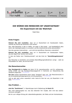 Ein Experiment mit der Wahrheit
