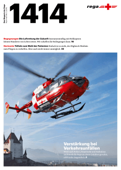 1414 Das Magazin der Rega, Nummer 84, 5.2015