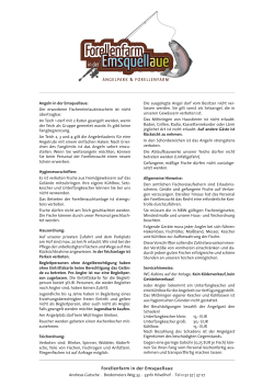 hausordnung END.indd - Forellenfarm in der Emsquellaue