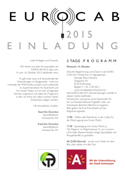 eurocab 2015 programm