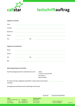 lastschriftauftrag