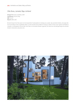 Villa Guna, Jurmala, Riga - gmp Architekten von Gerkan, Marg und