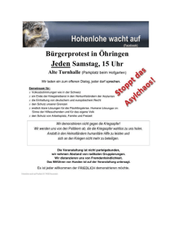 Hohenlohe wacht auf