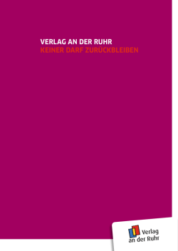 DownloadVerlag an der Ruhr: Fr&uuml;hp&auml;dagogik