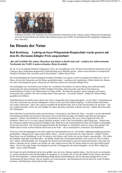 Hermann-Klingler-Preis ausgezeichnet - Ludwig-zu