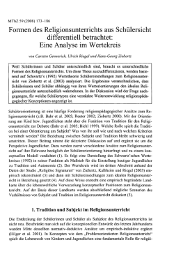 Eine Analyse im Wertekreis