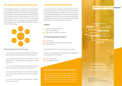 BERATUNGSSTELLE Bayern - Violence Prevention Network