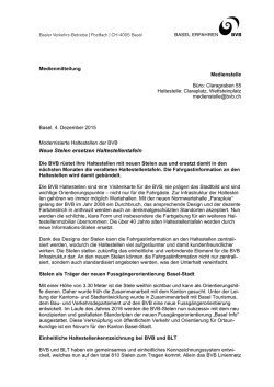 Neue Stelen ersetzen Haltestellentafeln