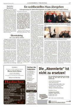 Die &bdquo;Abonnierte&ldquo; ist nicht zu ersetzen!