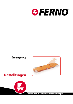 Notfalltragen - FERNO Transportgeräte GmbH