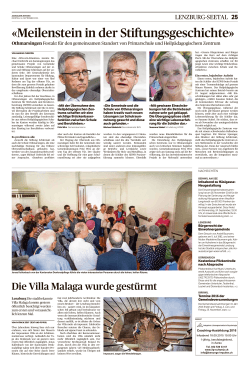 Bericht Aargauer Zeitung 14.09.2015