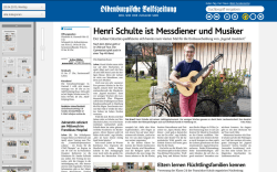 Henri Schulte ist Messdiener und Musiker