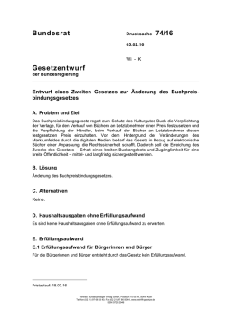 Drucksache 74/16