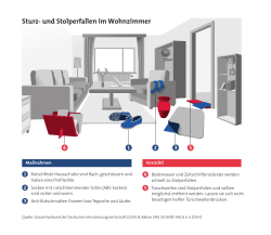Infografik Wohnzimmer - Aktion DAS SICHERE HAUS