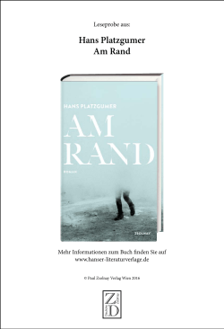 Am Rand - Carl Hanser Verlag