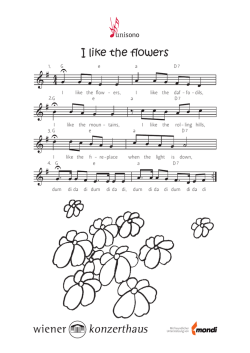 I like the flowers
