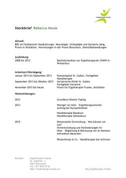 Steckbrief Rebecca Heule