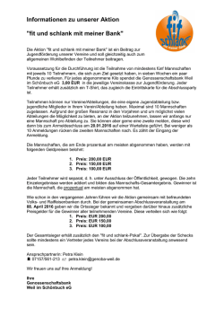 Informationsblatt fit und schlank