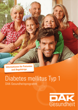 Diabetes mellitus Typ 1 - DAK