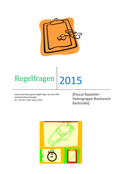 Regelfragen Kreis 2015