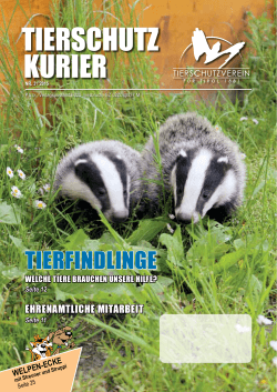 tierschutz kurier - Tierschutzverein für Tirol