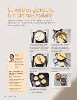 Crema catalana (Crème brûlée)