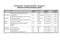 Jahrgangsstufe 11 - Nikolaus-von-Weis