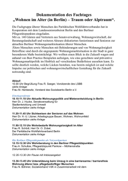Dokumentation des Fachtages