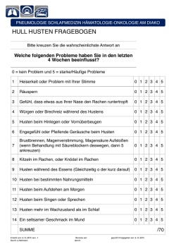 Husten Fragebogen (HULL)
