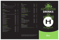 DRINKS - Hiltl