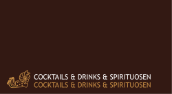 CoCktails & Drinks & spirituosen CoCktails & Drinks