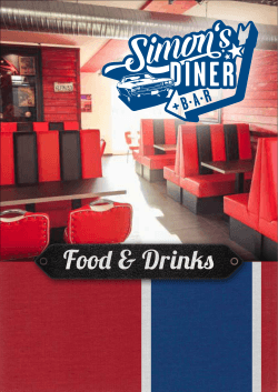 Food & Drinks - Simons Diner