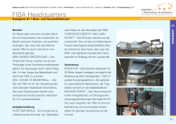 FIBA Headquarters - Luscher Architectes