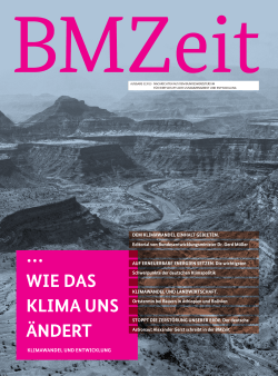 BMZeit | Thema: Klima - Bundesministerium für wirtschaftliche