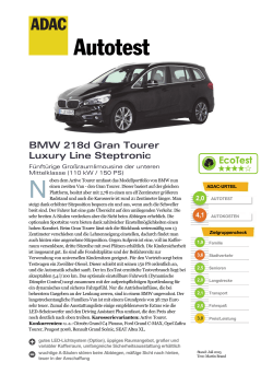 BMW 218d Gran Tourer Luxury Line Steptronic