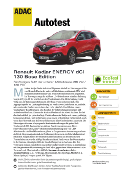 Renault Kadjar ENERGY dCi 130 Bose Edition