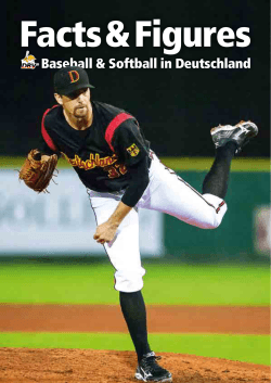 Facts & Figures - Deutscher Baseball & Softball Verband eV