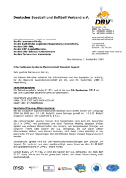 Deutscher Baseball und Softball Verband e.V.