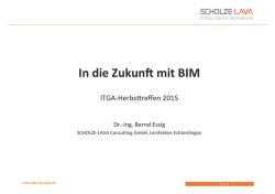 In die Zukunft mit BIM
