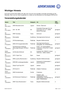 Veranstaltungskalender als PDF