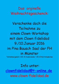Auf Clownsentdeckung in dir selbst Ein