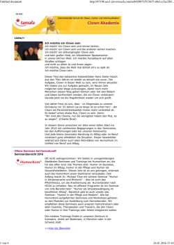 Newsletter Januar 2016