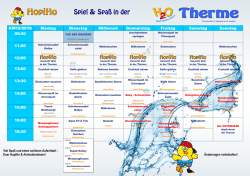 HopiHo Club &ndash; Spiel & Spa&szlig; in der Therme