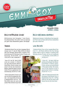 Emmi-Cox-Newsletter 1